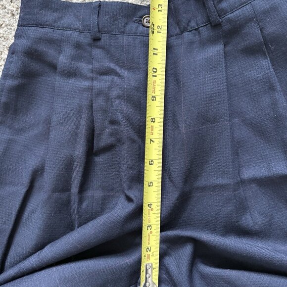 VTG Ralph Lauren Women’s Sz XS/S Wool Plaid Pleated Trouser Pants USA Made NEW - Picture 14 of 15